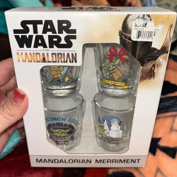 NWT Star Wars The Mandalorian Merriment Shot Glass Set - Picture 2 of 6